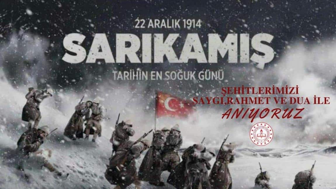 SARIKAMIŞ ŞEHİTLERİ ANISINA OKULUMUZDA FOTOĞRAF VE KİTAP SERGİSİ DÜZENLENDİ.